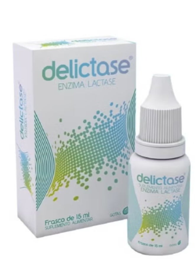 Delictase Lactase Enzyme Oral Drops 15ml - Image 1